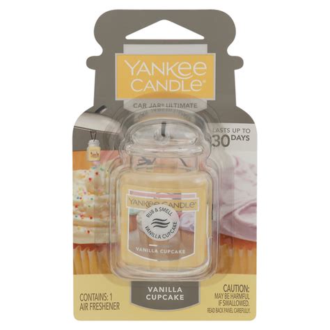 Save On Yankee Candle Car Jar Ultimate Air Freshener Vanilla Cupcake