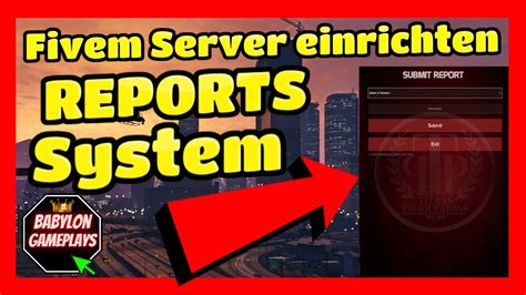 Fivem Server Einrichten 328 New Fivem Reports System Einfügen