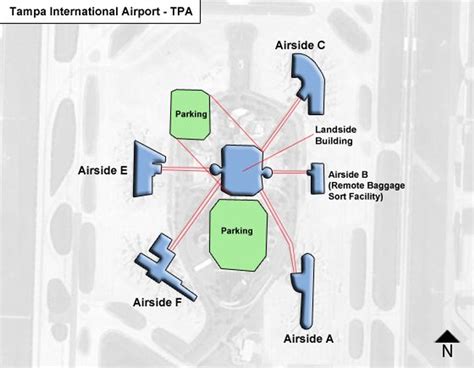 Tampa Airport Tpa Airside E Map