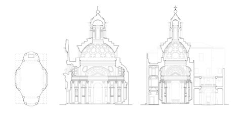 a,b,c. San Carlo alle Quattro Fontane by Francesco Borromini ...