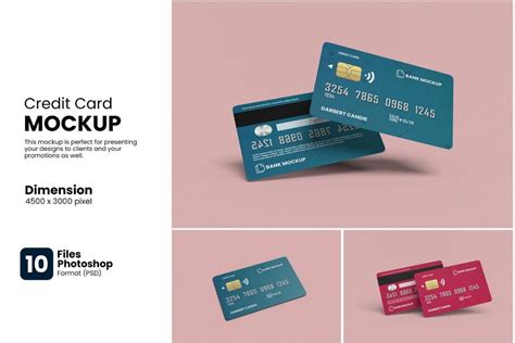 Credit Cards Mockup - Design Cuts