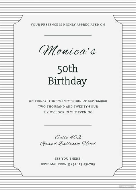 Editable Birthday Invitation Instant Download Birthday Invitation