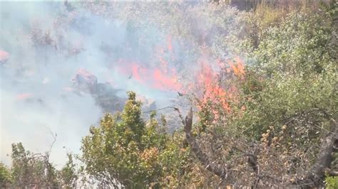 Bunnie Fire In Ramona Burns Nearly 200 Acres Evacuation Ordered Cbs8