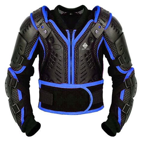 Ss 302 Kids Body Armour Blue Saza Sports