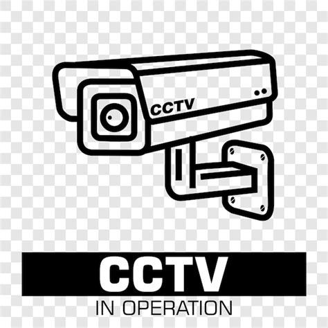 Premium Vector Cctv In Operation Sign Vector