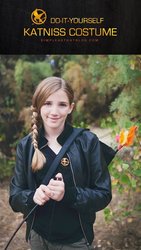 Diy Katniss Everdeen Costume By Simple As That Disney Costumes Diy Diy Halloween Costumes