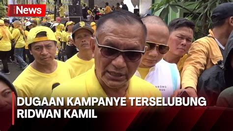 Ridwan Kamil Dilaporkan Dugaan Kampanye Terselubung Ini Tanggapn