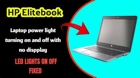 HP EliteBook 840 Laptop Lights On Off Issue Laptop Not Turning On