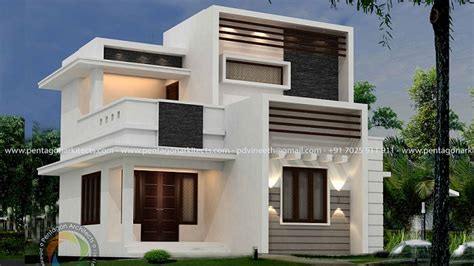 Square Feet Double Floor Contemporary Home Design