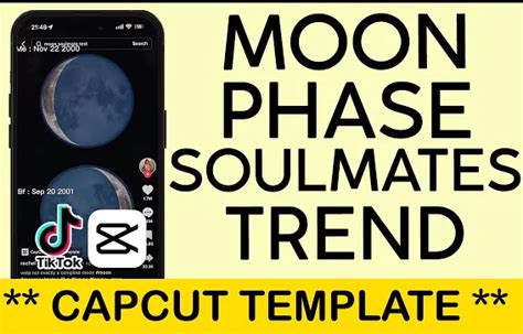 How To Do Moon Phase Soulmate Tiktok Trend Using Capcut