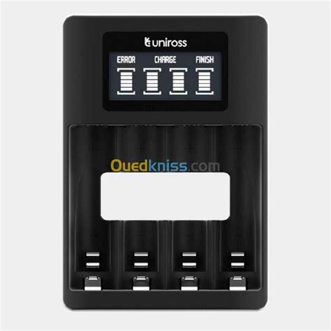 Chargeur Pile Rapide UNIROSS 3 5H LCD AA AAA Ni MH By Micro USB