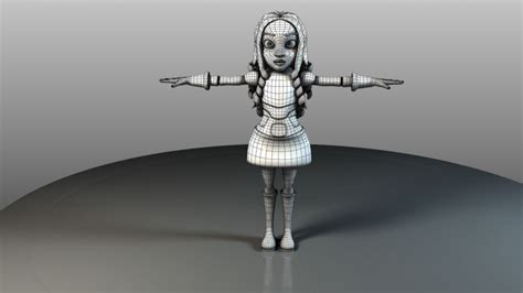 3d Character Wireframe 3d Animation