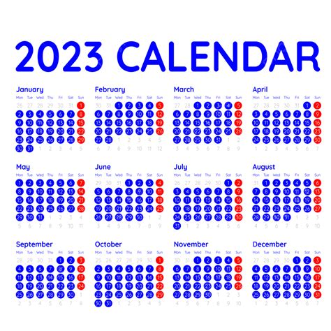 Gambar Kalendar Biru Ringkas 2023 Kalender Kalendar 2023 Reka Bentuk Kalendar 2023 Kalendar