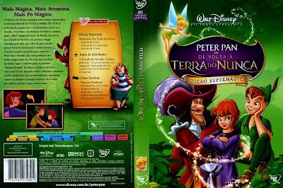 Vecostar Capas De Dvd S Capa Dvd Peter Pan De Volta Terra Do Nunca