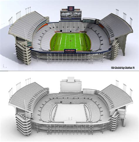 Jordan Hare Stadium Interactive Seating Chart Cabinets Matttroy