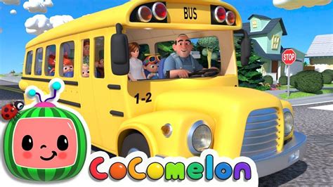 Cocomelon The Wheels On The Bus Go Round And Round Youtube