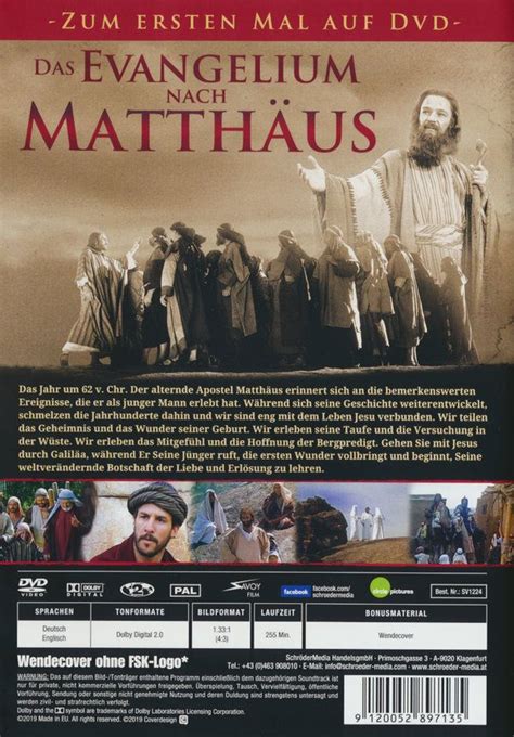 Das Evangelium nach Matthäus 1993 DVD jpc