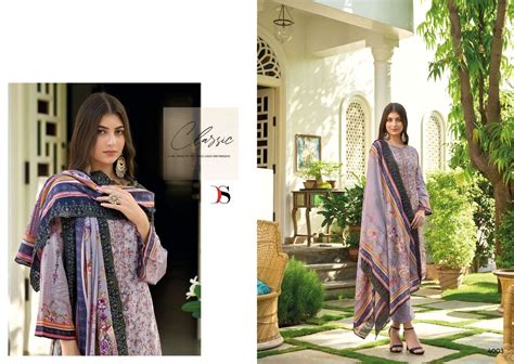 Deepsy Suit Bin Saeed Lawn Vol Cotton With Printed Pakistani Salwar