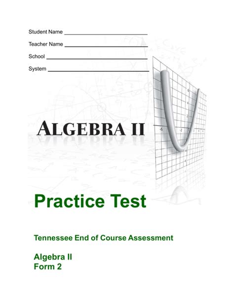 Algebra II Revised Practice EOC