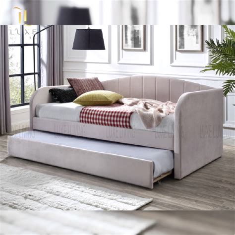 luxe luna single super single bed frame single super single