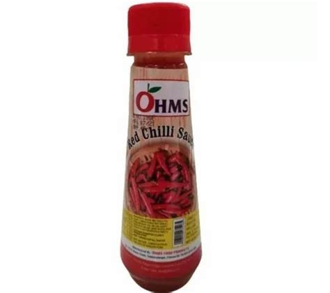 Ohms Red Chilli Sauce Packaging Type Bottle Packaging Size G At