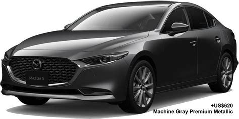 New Mazda-3 Sedan Body colors, Full variation of exterior colours selection