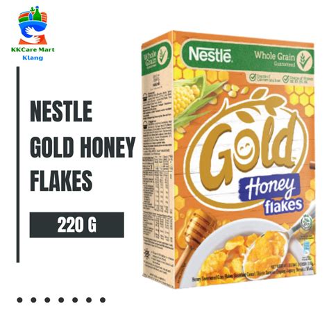 Nestle Gold Honey Sweetened Cornflakes Breakfast Cereal 220g