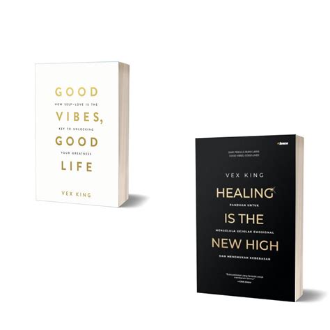 Jual Paket 2 Buku GOOD VIBES GOOD LIFE HEALING IS THE NEW HIGH Vex