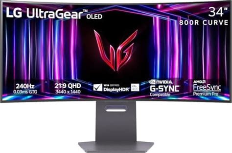 Lg Ultragear Qhd 34 Inch Curved Gaming Monitor 34gp83a B Nano Ips 1ms Gtg With