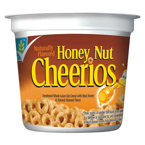 4209 General Mills Honey Nut Cheerios Cereal Cups 6 Pack Box 10 Pkg