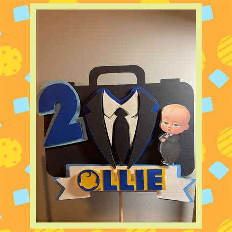 Boss Baby Cake Topper | Etsy