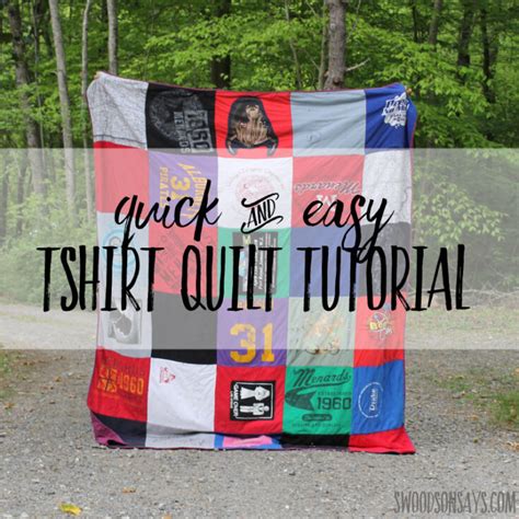 How To Make A Tshirt Quilt Without Interfacing OBSiGeN