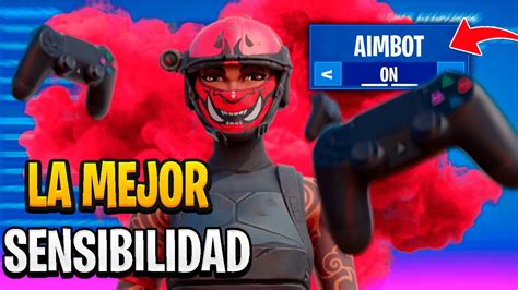 LA MEJOR SENSIBILIDAD AIMBOT FORTNITE CAPÍTULO 4 TEMPORADA 1PS4 XBOX