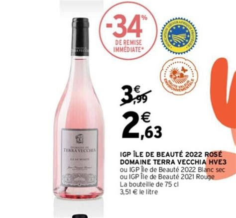 Promo Igp Le De Beaut Ros Domaine Terra Vecchia Hve Chez