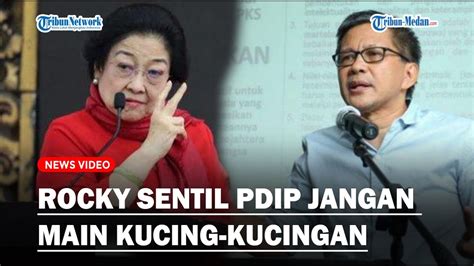 Rumahnya Dirusak Rocky Gerung Warning Pdip Jangan Main Kucing Kucingan