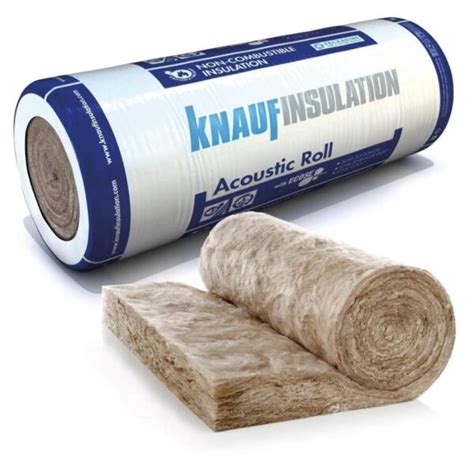 100mm Knauf Acoustic Insulation Roll Glass Mineral Wool 12 36m2