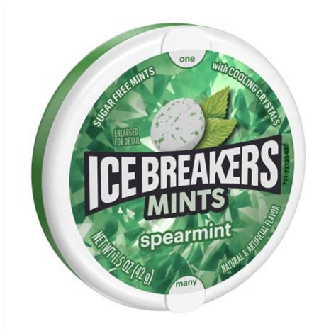 ICE BREAKERS Spearmint Sugar Free Mints Tin, 1.5 oz - Kroger