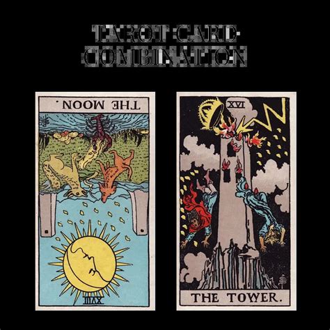 The Moon Reversed And The Tower Tarot Cards Meaning