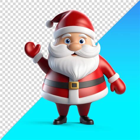 Premium PSD Santa Claus 3d