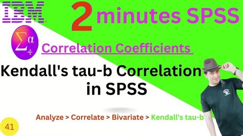 Demystifying Kendalls Tau B Correlation In Spss Quick Guide By