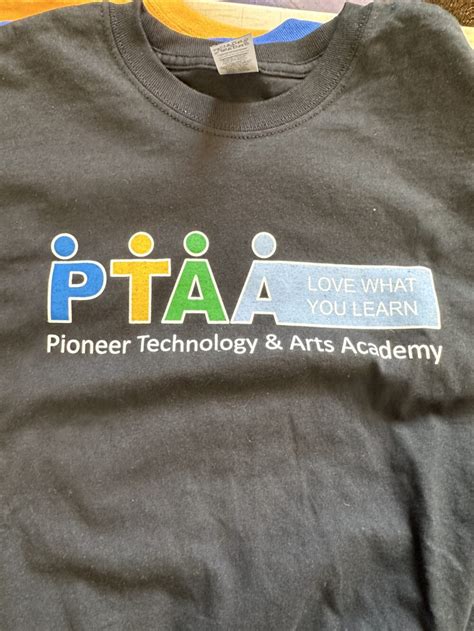 PTAA Logo Spirit Shirt – Black – PTAA Uniforms