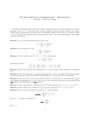 Math Cs Stat Homework Pdf Introduction To Combinatorics