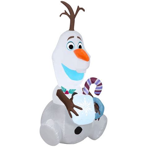 Frozens Olaf Holding Hot Chocolate Feet Tall Walmart