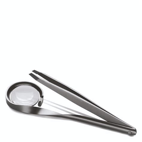 Rubis Classic Tweezers With­ Magnifyer Tasbeauty