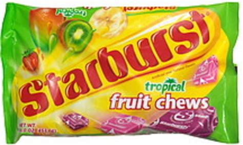 Starburst Tropical Fruit Chews - 16 oz, Nutrition Information | Innit