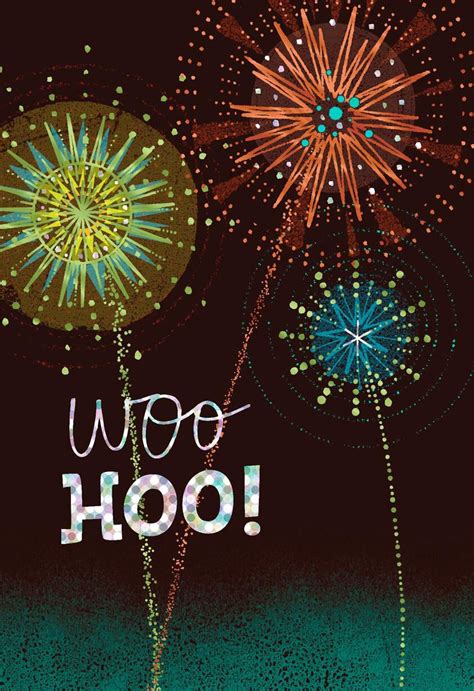 Fireworks Woo Hoo Congratulations Card Greeting Cards Hallmark