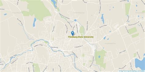 Fitchburg State University Campus Map Printable Templates Free