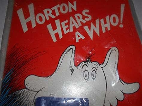 Horton Hears A Who Cassette And Book Dr Seuss Audio Cassette