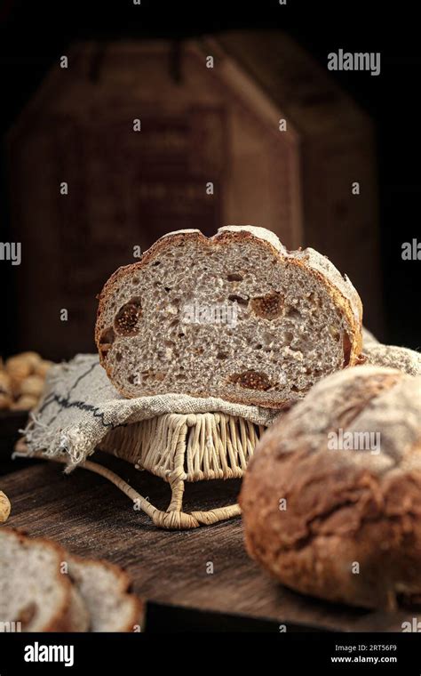 Vintage Bread Photo Original Raw Wheat Bread Hi Res Photo Stock Photo