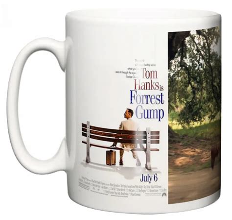 FORREST GUMP POSTER Scene Tom Hanks 1994 Classic Movie Ceramic Coffee